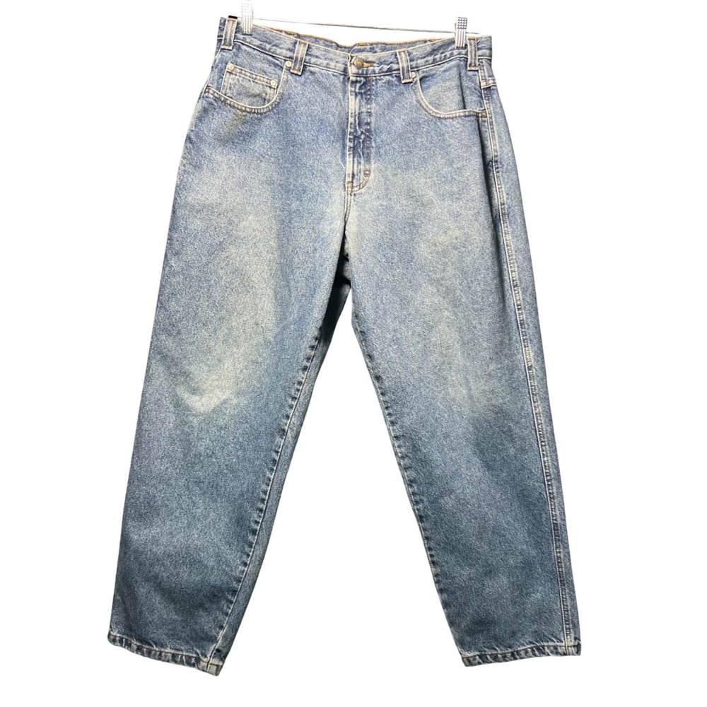 Vintage Aeropostale Jeans Light Wash Relaxed Fit 34 Blue Baggy Loose